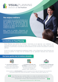 Gesion des formations - Visual Planning